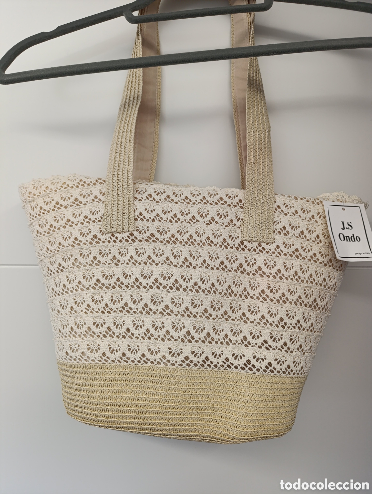 Segunda mano: Capazo beige crochet - Foto 3