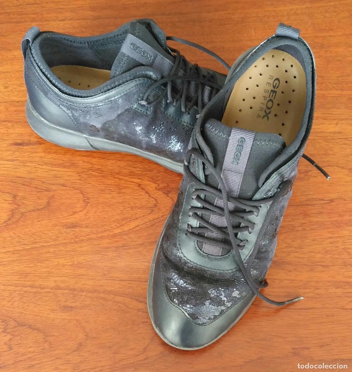 Segunda Mano: Calzado Bamba negros con cordones GEOX respira - N&uacute;m 37