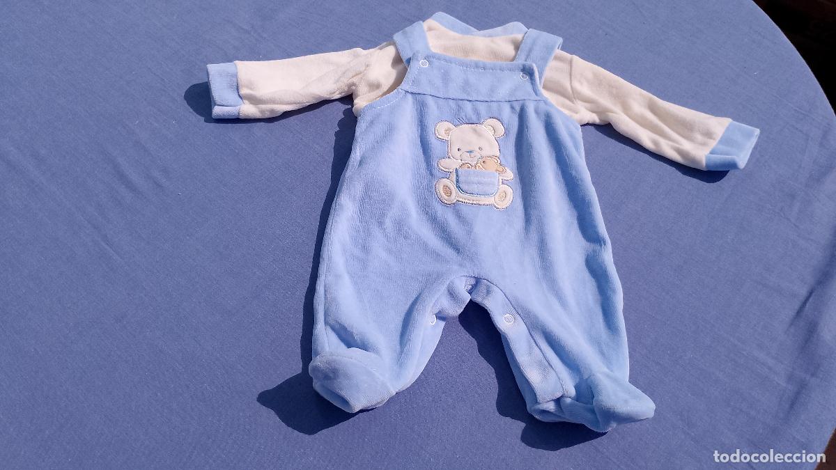 Segunda Mano: Conjunto de ropa aterciopelada de beb&eacute; de muy buena calidad, para mu&ntilde;eca beb&eacute; o reborn
