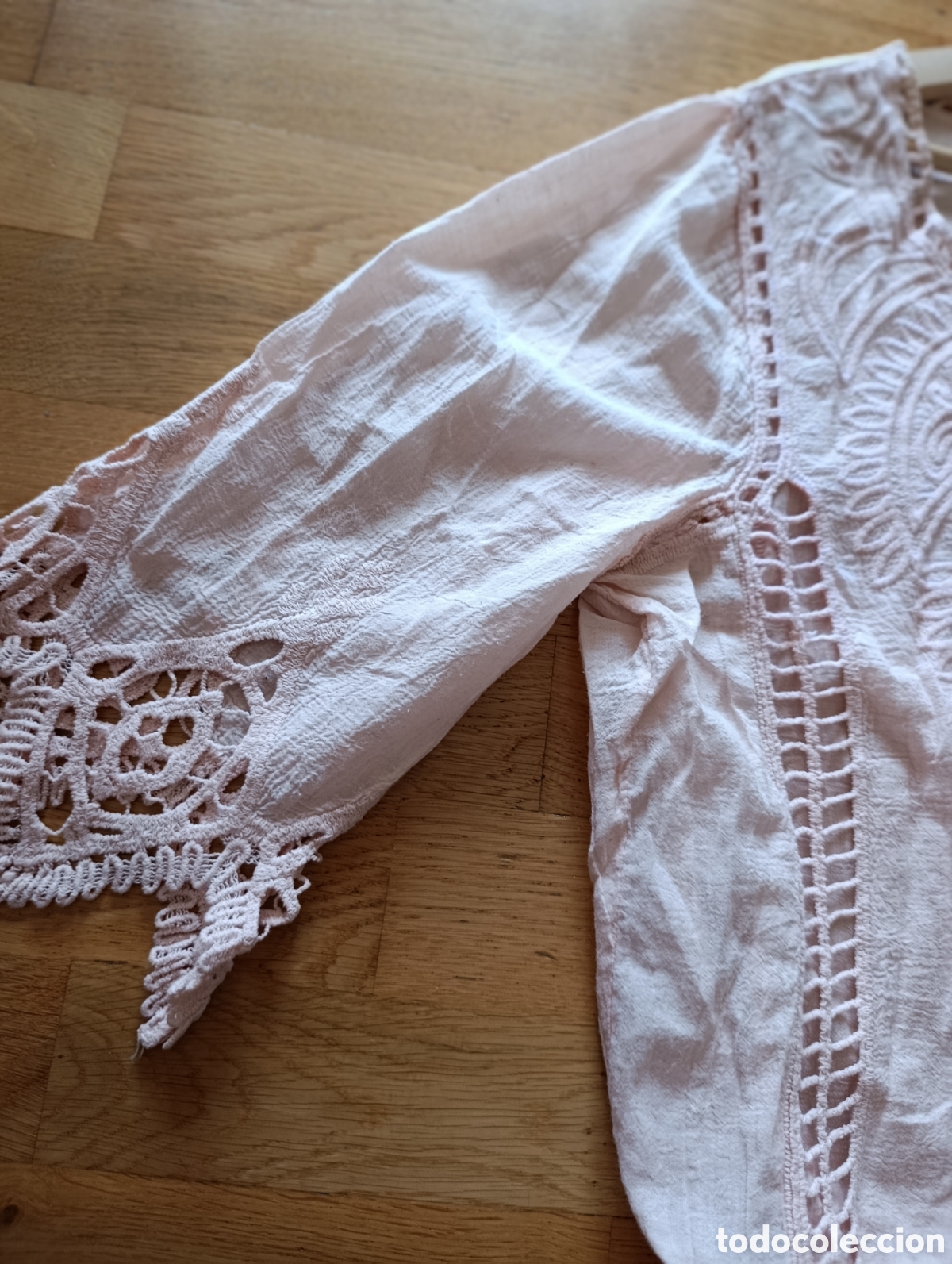 Segunda mano: Camiseta rosa palido hilo - Foto 3