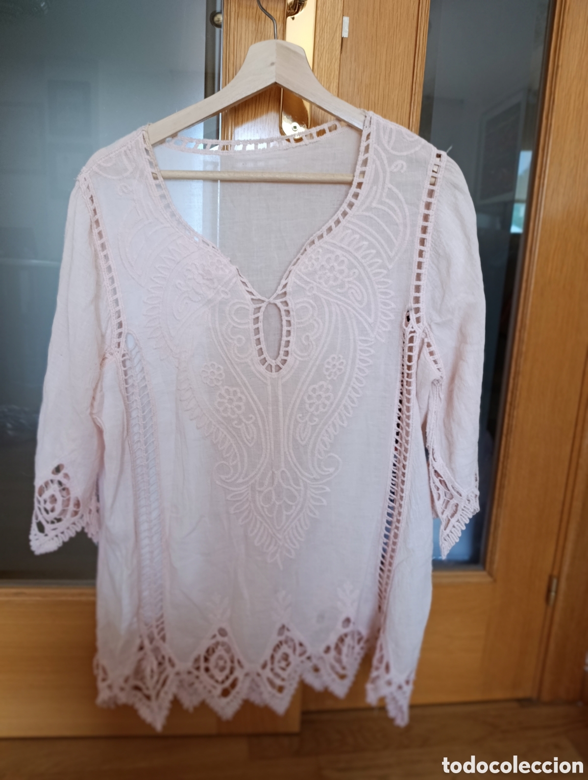 Segunda mano: Camiseta rosa palido hilo - Foto 5