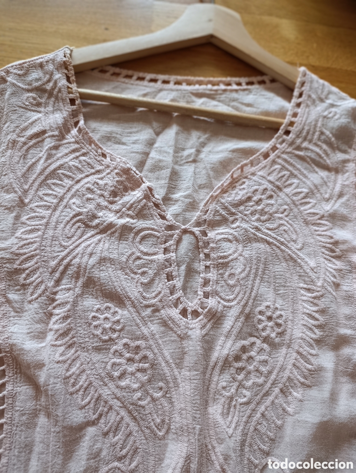 Segunda mano: Camiseta rosa palido hilo - Foto 7