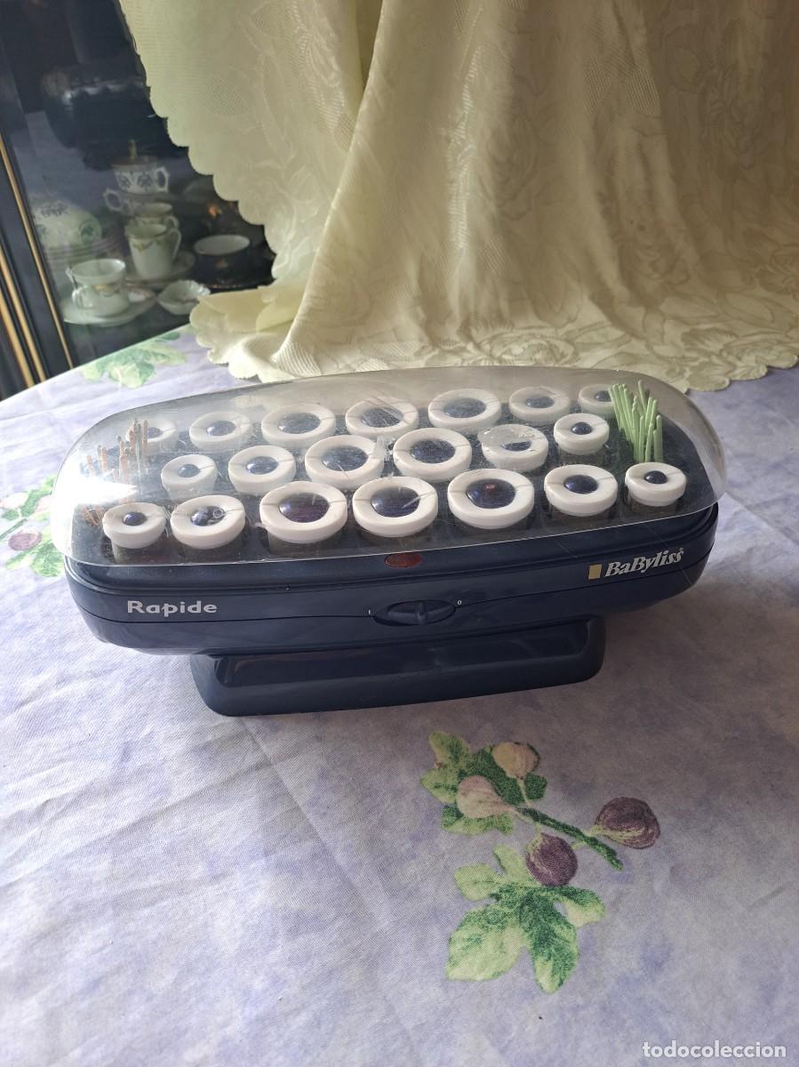 Segunda Mano: Rulos el&eacute;ctricos BaByliss Rapide.20 Rulos De cer&aacute;mica con revestimiento aterciopelado