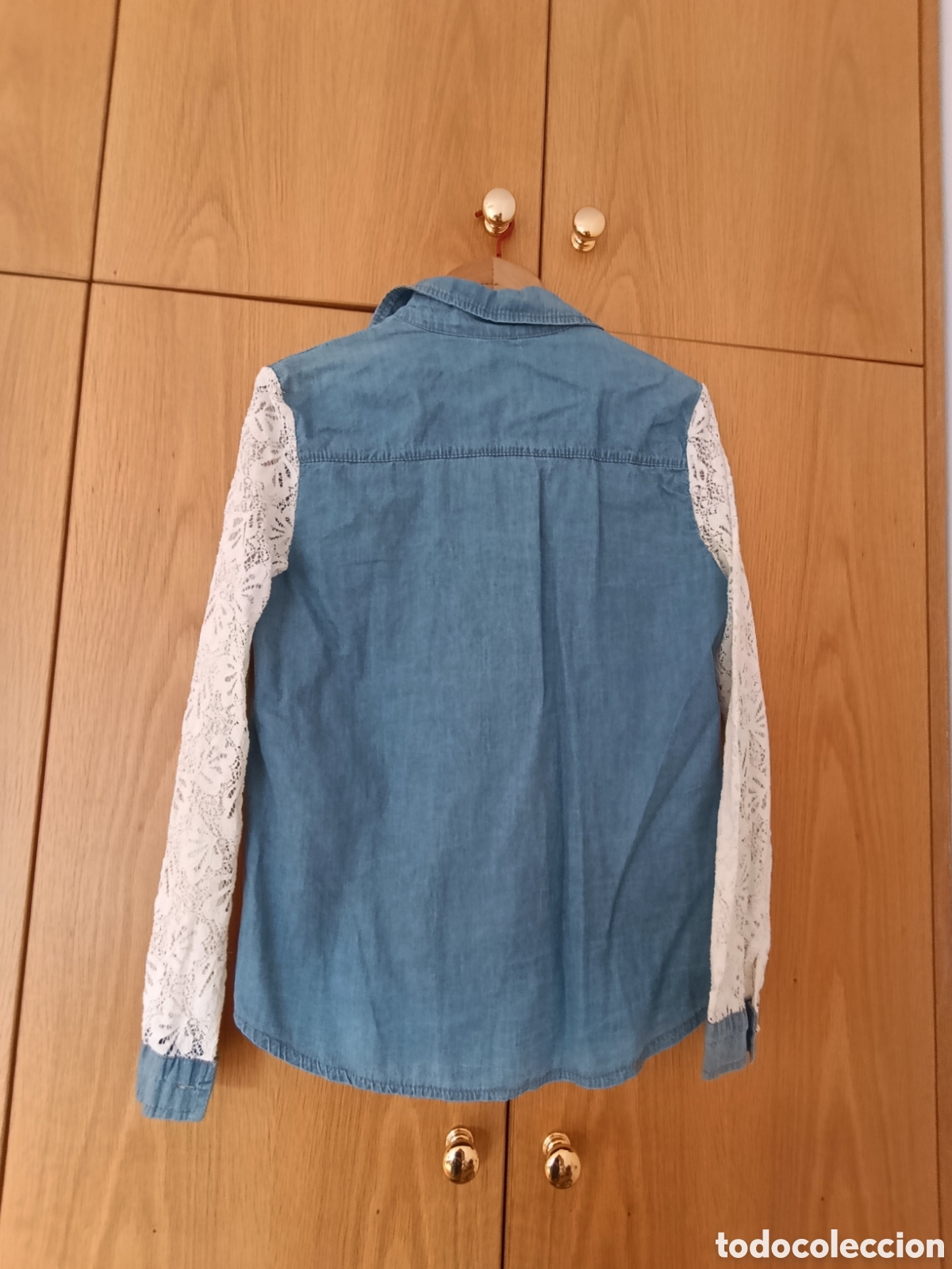 Segunda mano: Camisa tejana mangas de blonda - Foto 4