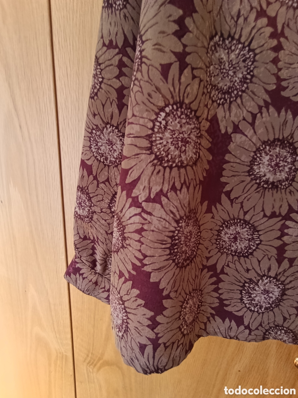 Segunda mano: Camisa blusa se&ntilde;ora en tonos marrones - Foto 3