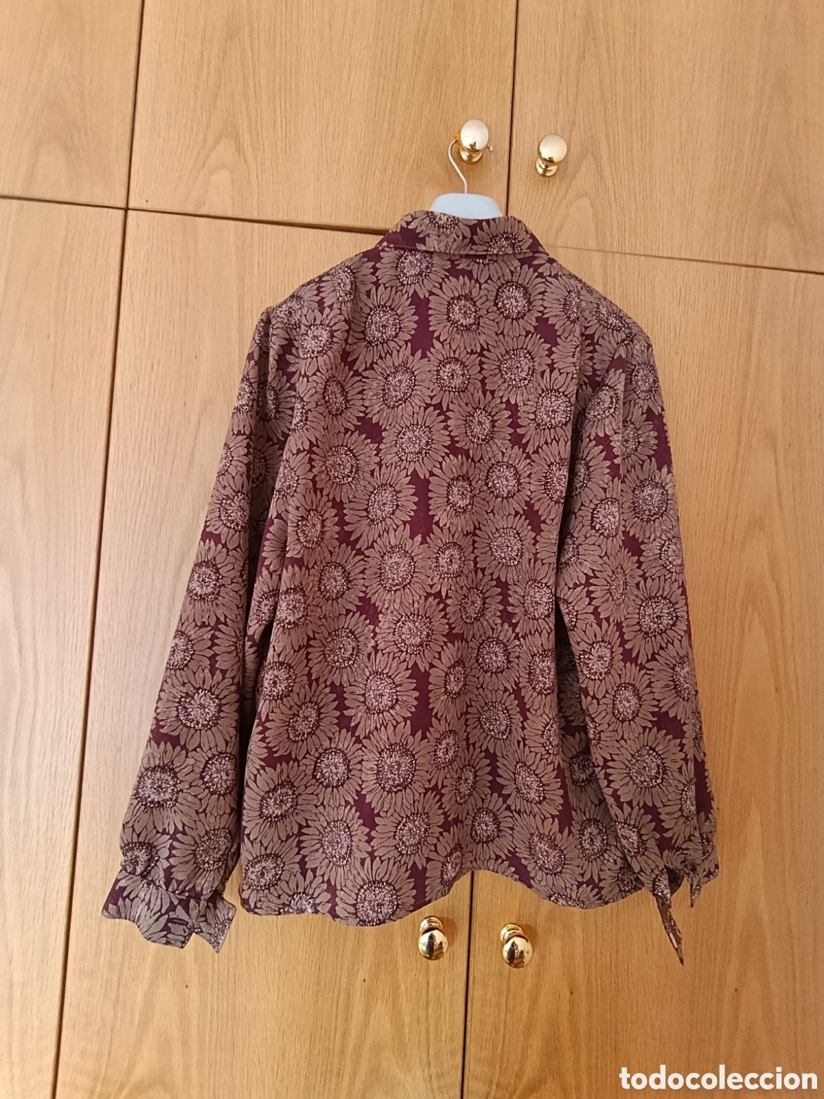 Segunda mano: Camisa blusa se&ntilde;ora en tonos marrones - Foto 5