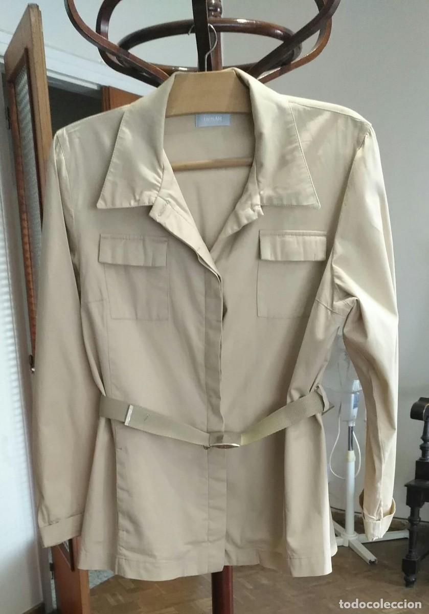 Segunda Mano: Rb 86 Traje pantal&oacute;n entretiempo beige - URBAN - con cintur&oacute;n opcional - algod&oacute;n y lycra -