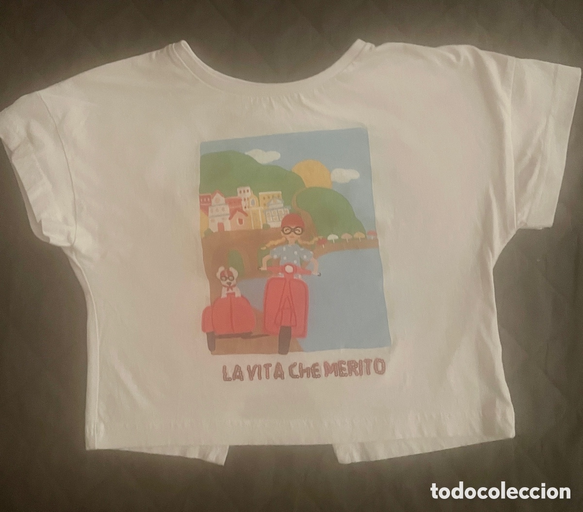 Segunda Mano: Camiseta Esfera ni&ntilde;a talla 6-7 a&ntilde;os