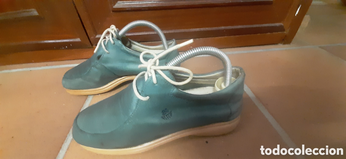 Segunda Mano: zapatos piel azules 24h vintage