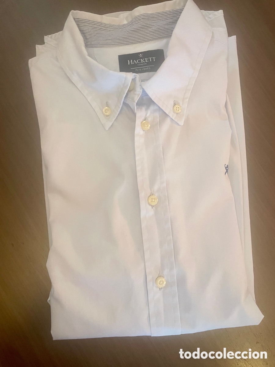 Segunda Mano: Camisa Hackett London azul claro 15-16 a&ntilde;os