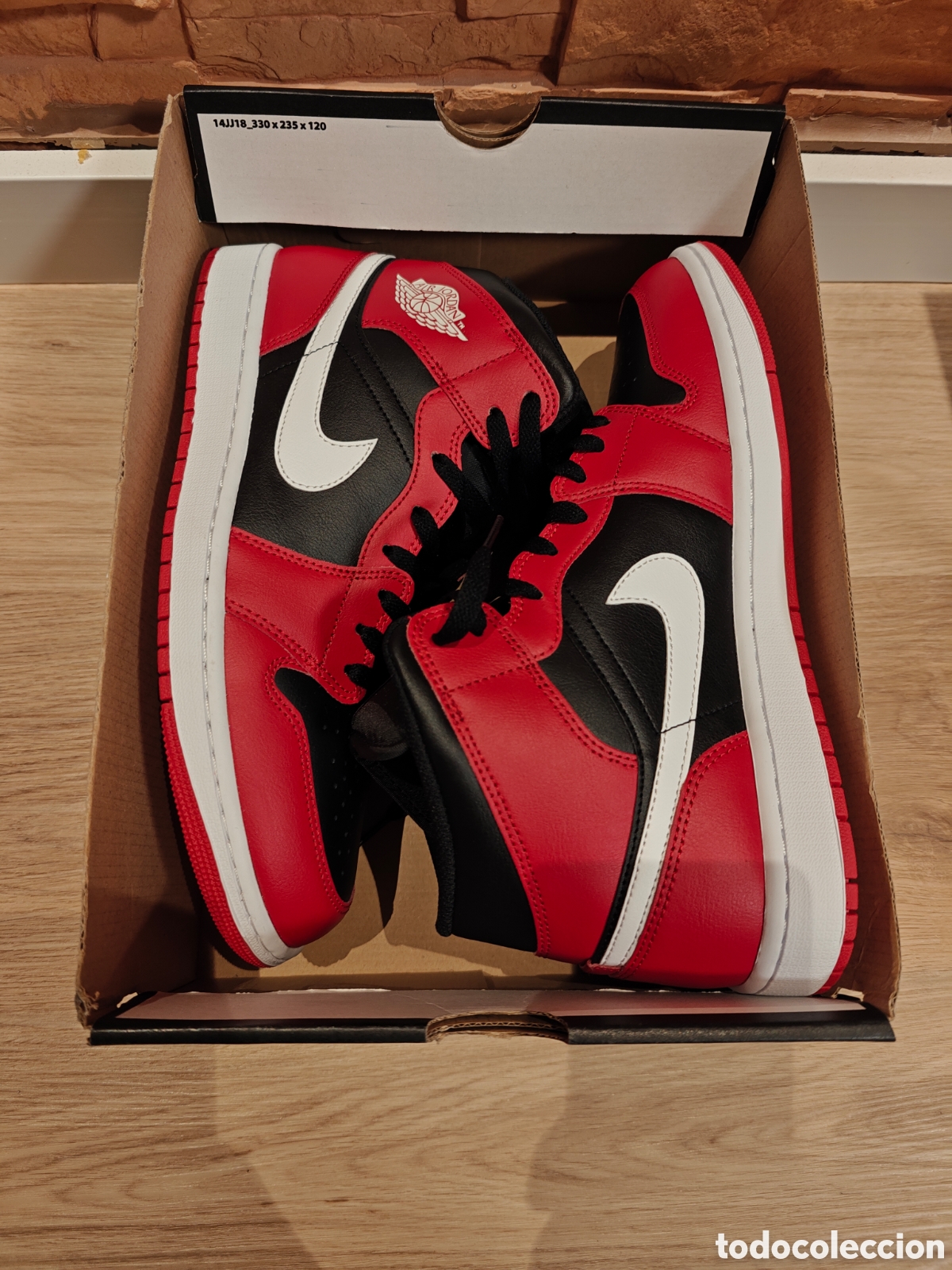 Segunda M&atilde;o: Zapatillas Mid Air Jordan 45 Baloncesto Rojo Negro