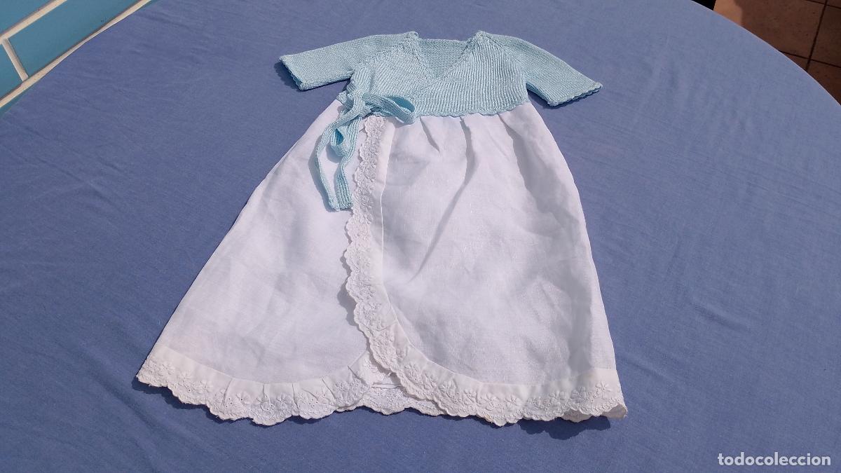 Segunda Mano: Fald&oacute;n azul y blanco para mu&ntilde;eco beb&eacute; o reborn