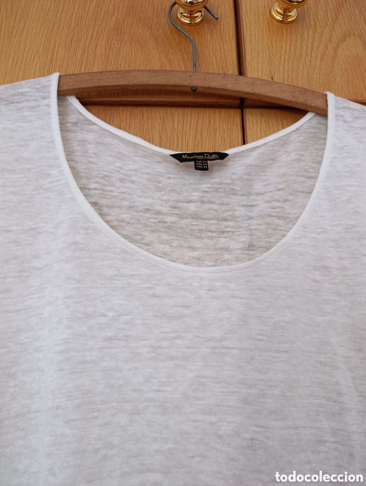 Segunda Mano: Camiseta de verano blanca Massimo Dutti