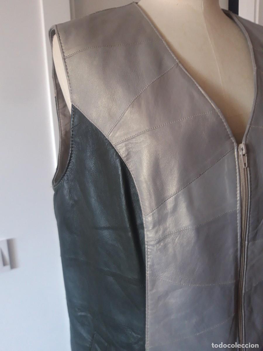 Segunda mano: Chaleco de piel, talla 44. - Foto 2