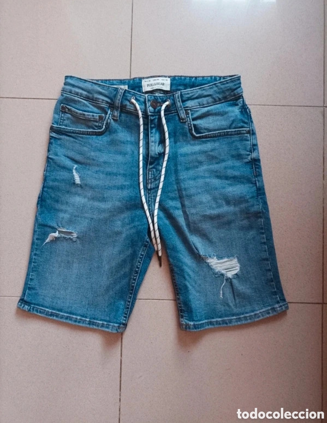 Segunda Mano: Pantalones Cortos Pull&bear Denim Rotos &ndash; Talla 38