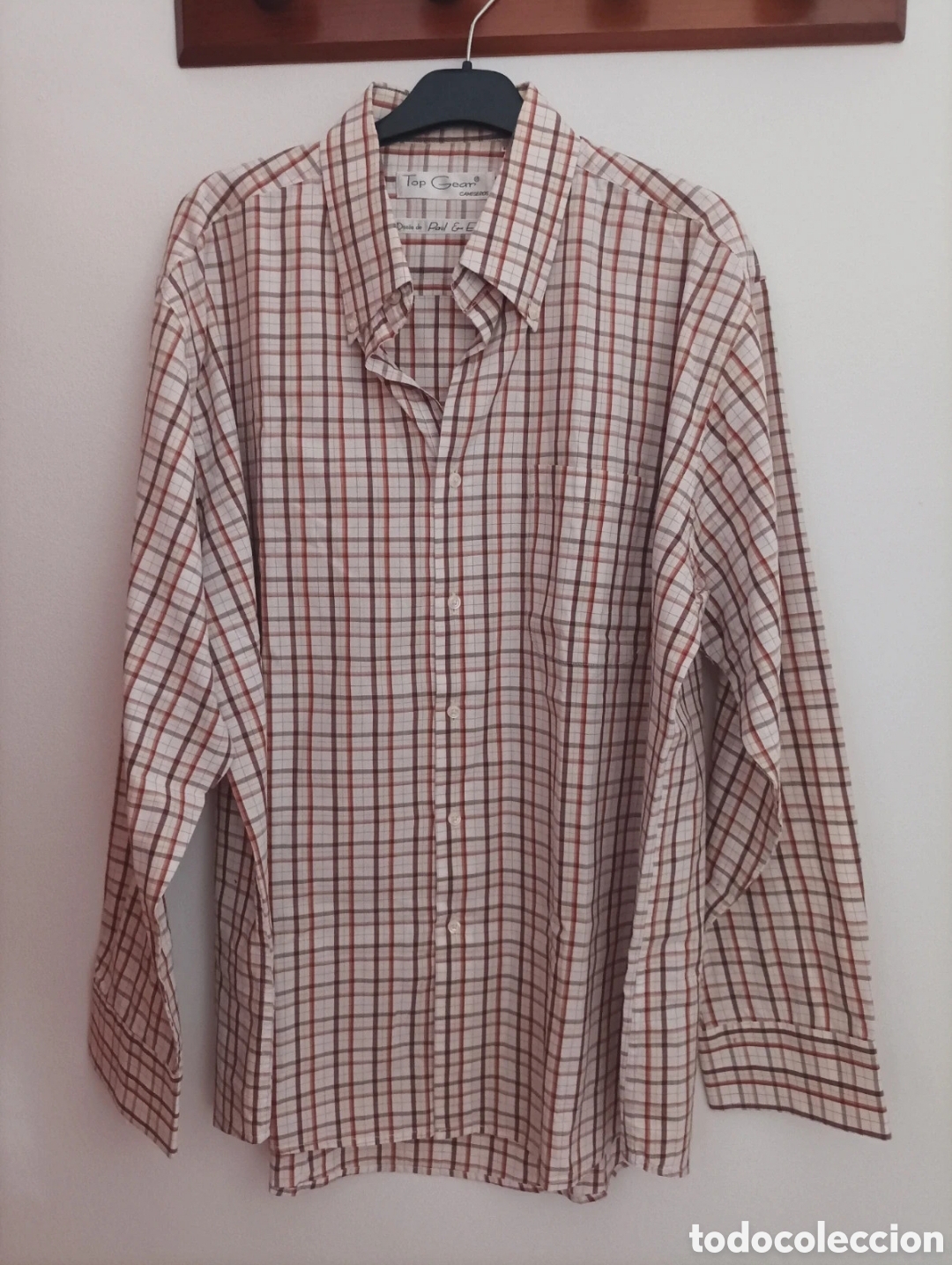 Segunda Mano: Camisa Cuadros Top Gear &ndash; Talla 4 &ndash; Dise&ntilde;o Paul & Esther