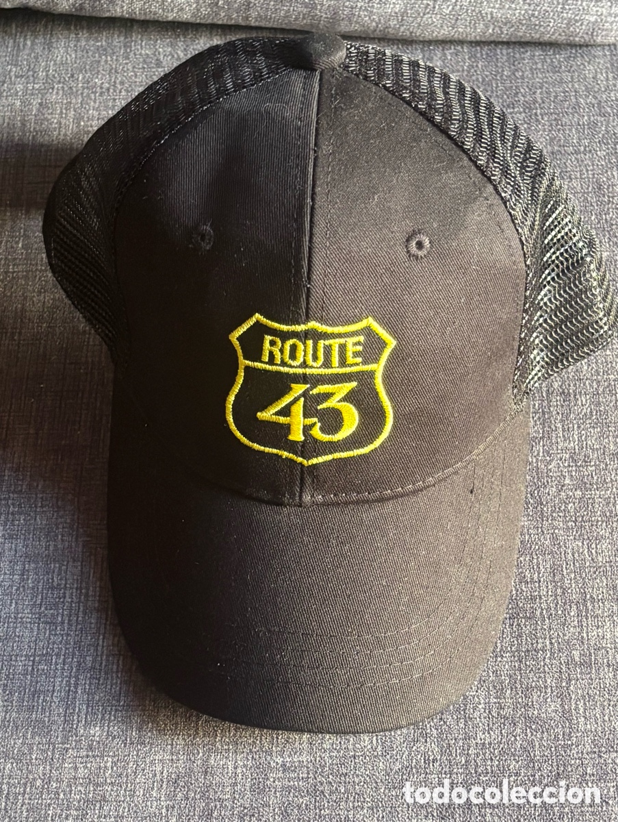 Segunda Mano: Gorra Trucker Negra Route 43 Ajustable Estilo Camionero Con Rejilla