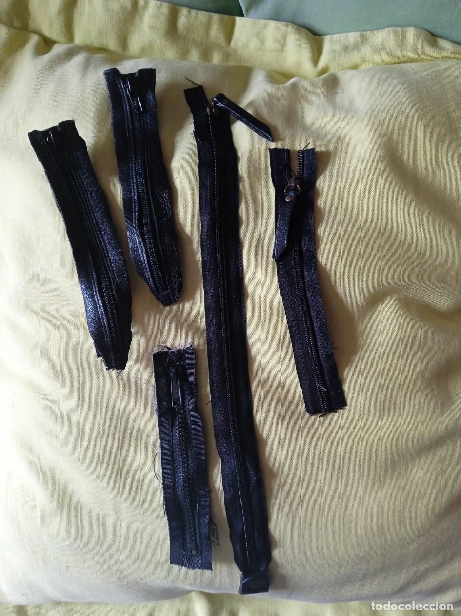 Segunda mano: LOTE 5 CREMALLERAS NEGRAS - Foto 2