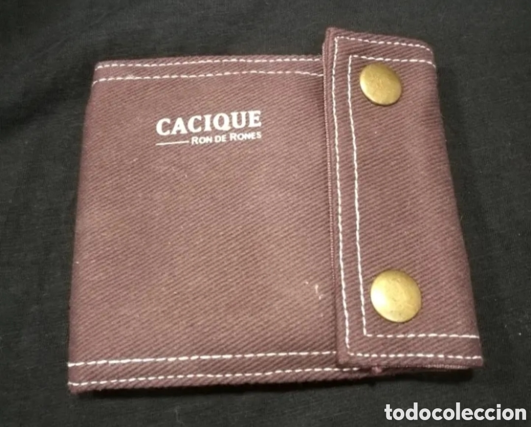 Segunda Mano: Cartera publicidad ron Cacique