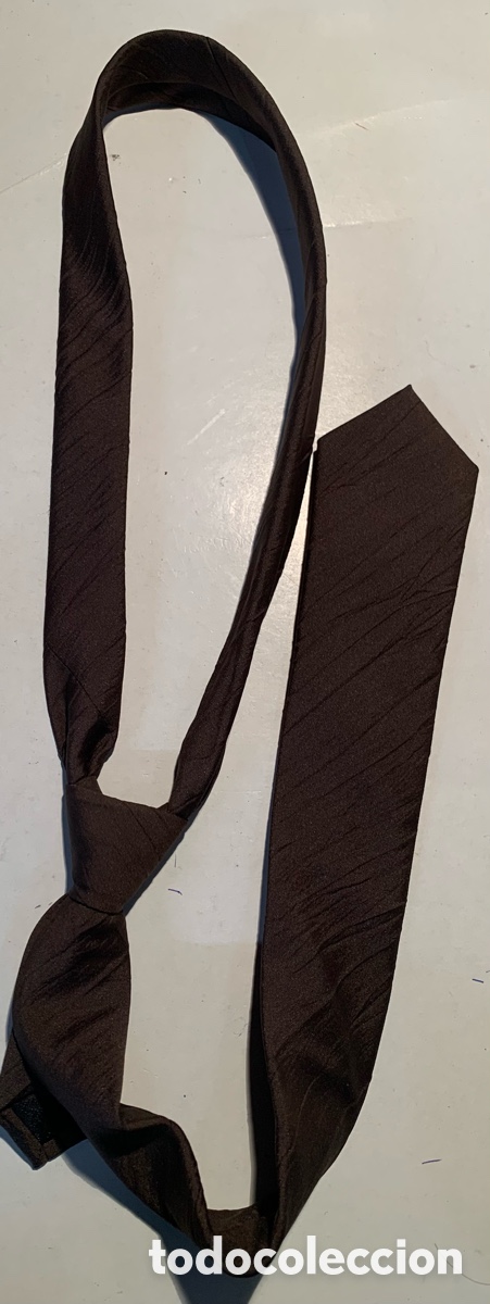 Segunda mano: Corbata Marron Uscuro a Rayas - Foto 1