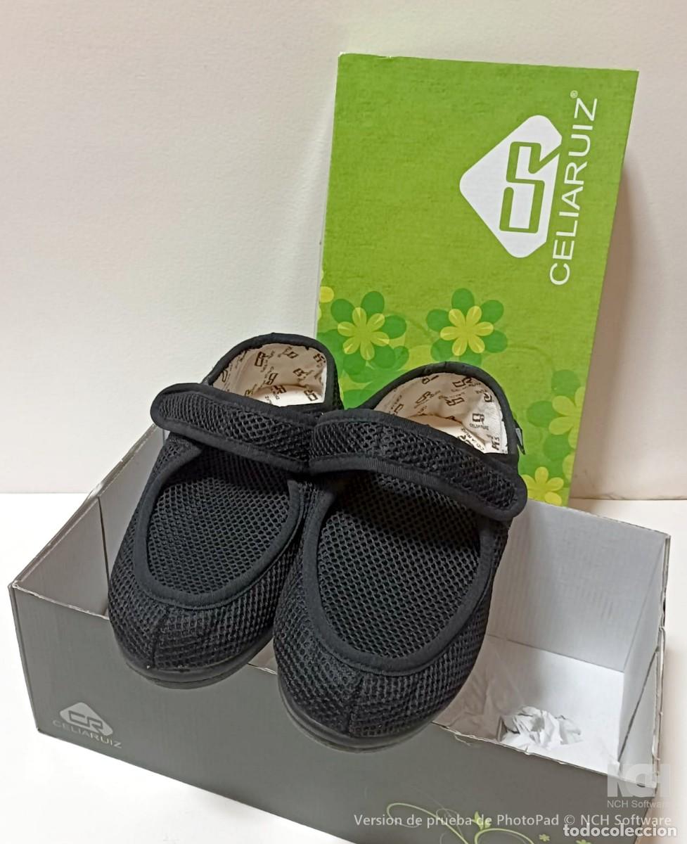 Segunda Mano: Zapatillas Celia Ruiz Negras Talla 36 SIN ESTRENAR