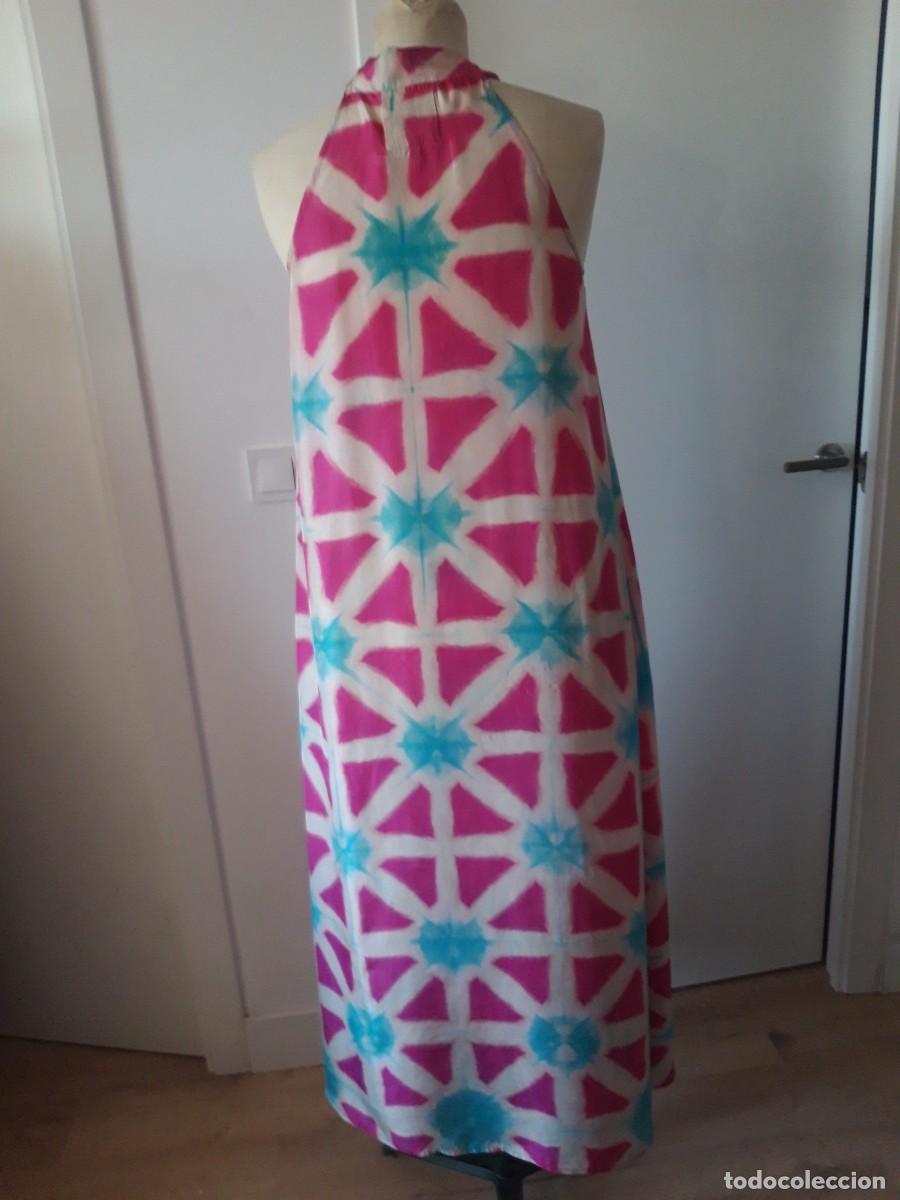 Segunda mano: Vestido largo en seda. India. - Foto 4