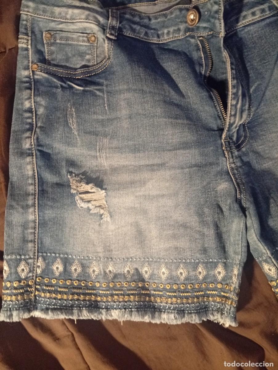 Segunda mano: Pantalones vaqueros cortos rotos - Foto 7