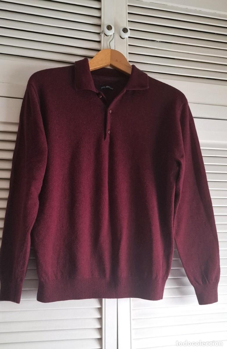 Segunda Mano: jersey de lana 100% de color burdeos