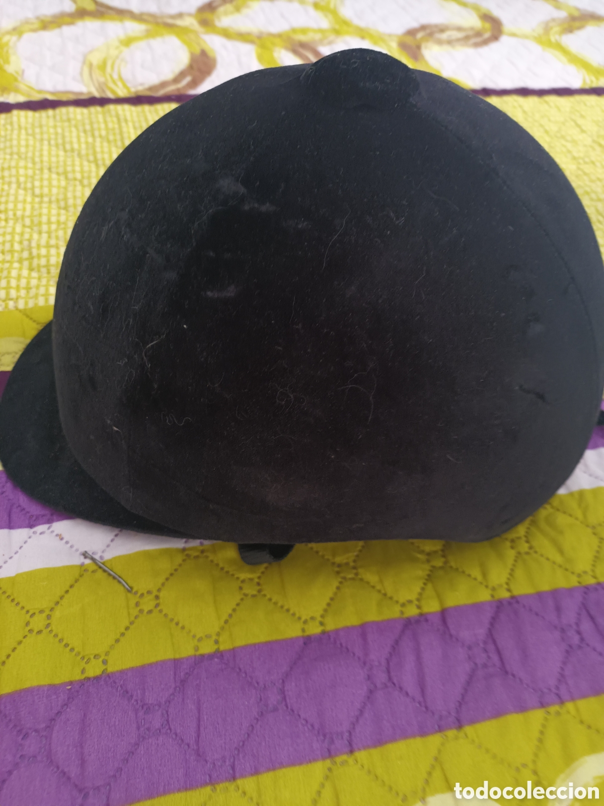 Segunda Mano: CASCO VINTAGE PARA MONTAR A CABALLO SIN USAR