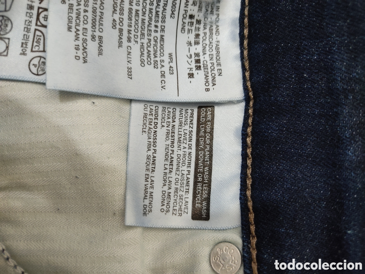 Segunda mano: Vaqueros Pitillo para mujer talla 34 marca Levis - Foto 13