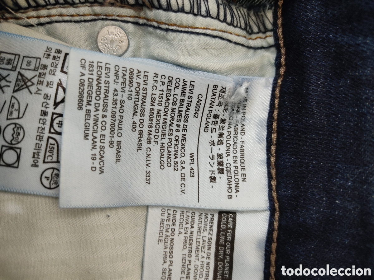 Segunda mano: Vaqueros Pitillo para mujer talla 34 marca Levis - Foto 14
