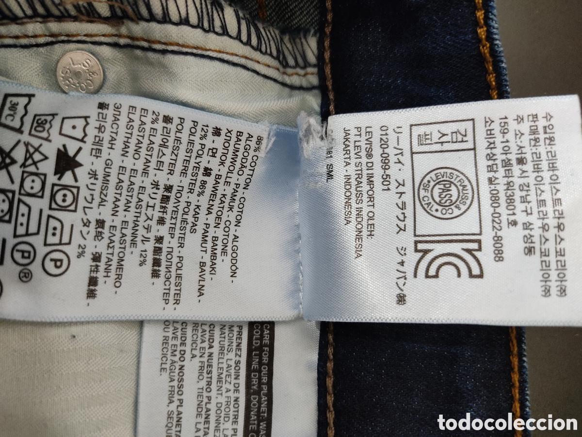 Segunda mano: Vaqueros Pitillo para mujer talla 34 marca Levis - Foto 15