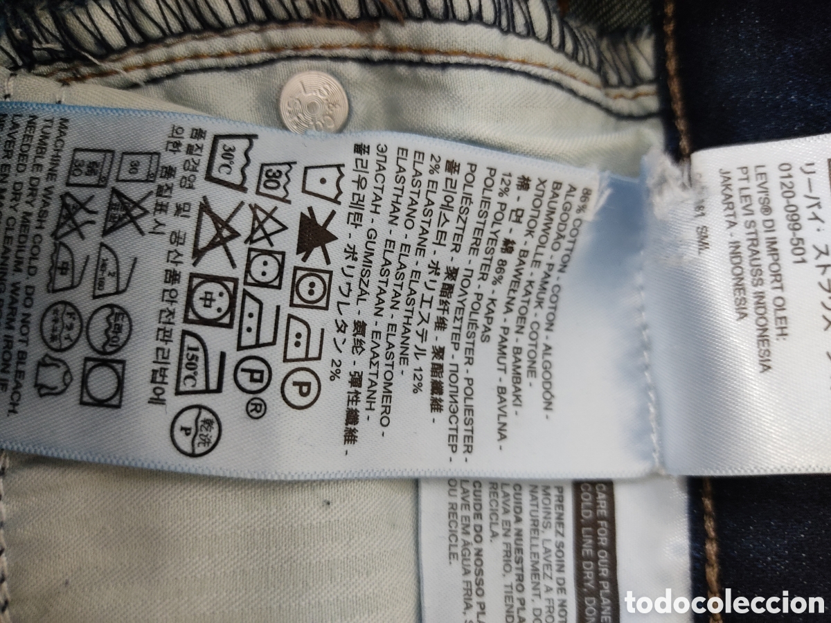 Segunda mano: Vaqueros Pitillo para mujer talla 34 marca Levis - Foto 16