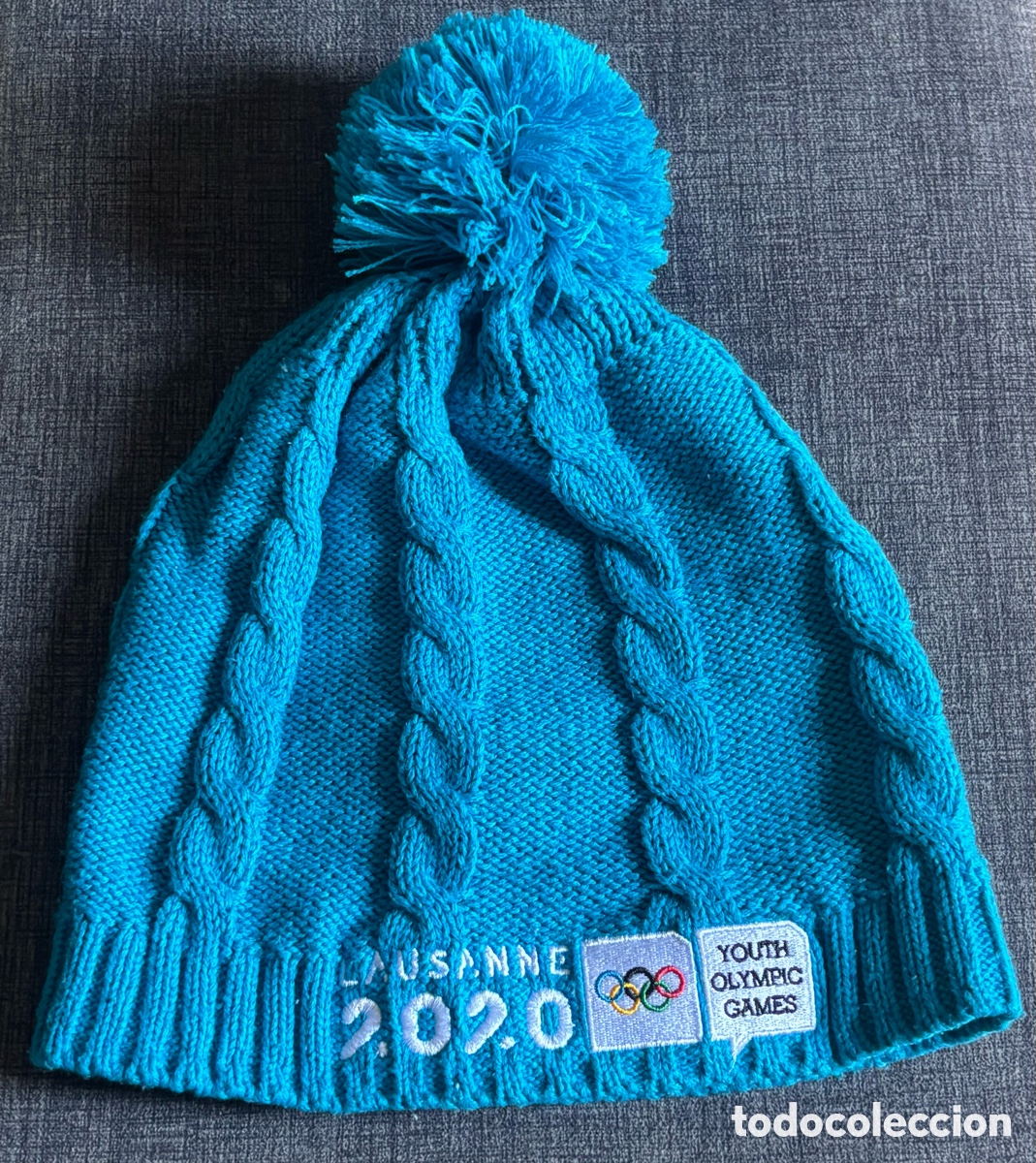 Segunda Mano: Gorro Oficial Lausana 2020 Juegos Ol&iacute;mpicos de la Juventud Many Ways Azul Beanie