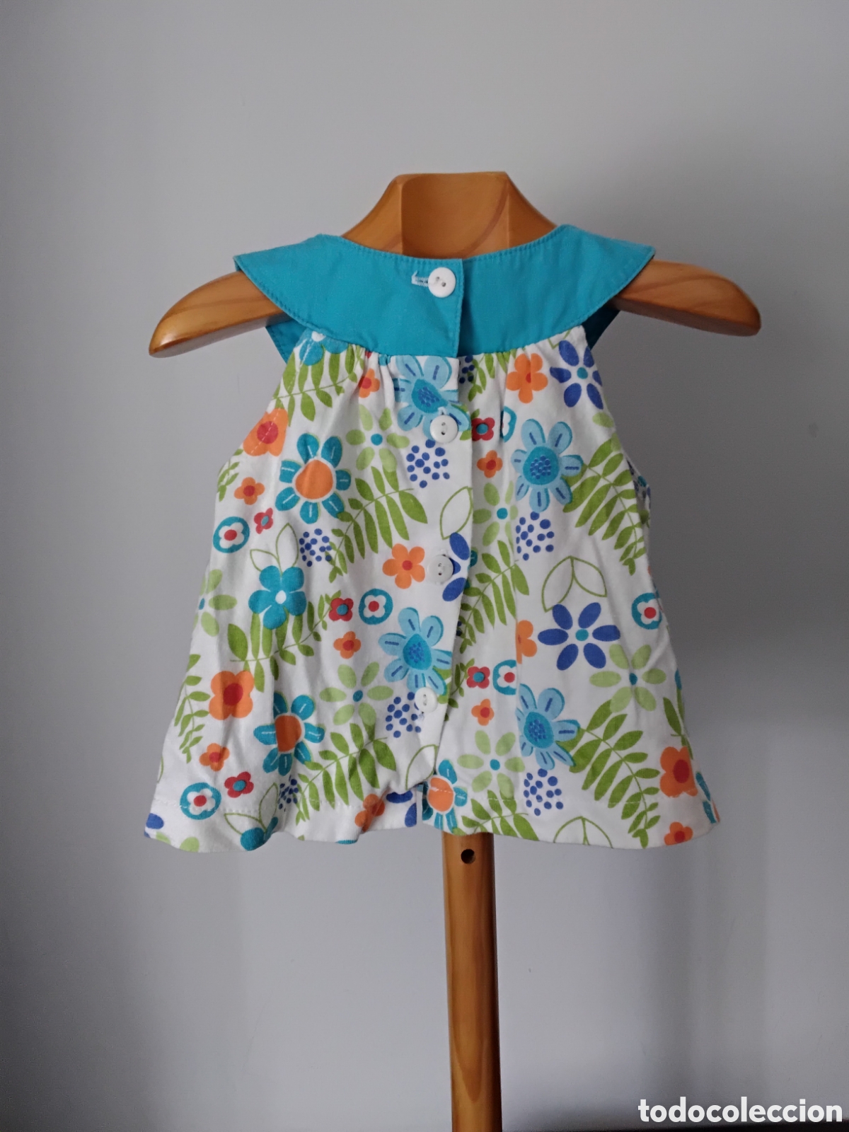 Segunda mano: Conjunto Blusa y Bermuda Turquesa - Foto 4