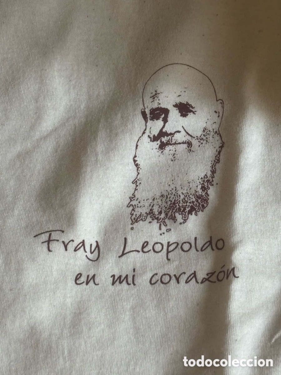 Segunda mano: Camiseta Beatificaci&oacute;n Fray Leopoldo De Alpandeire 2010 Granada Talla L Ofrenda
