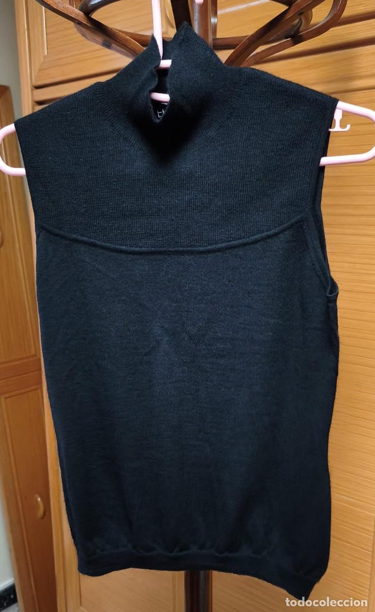 Segunda mano: Rb 244 Jersey punto sin mangas negro - EPISODE - cuello semi - Talla M