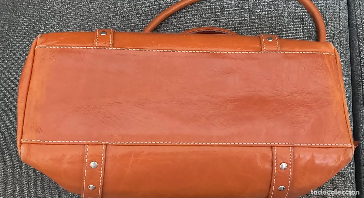 Segunda mano: BOLSO NARANJA DE PIEL - FIRENZE - Foto 7