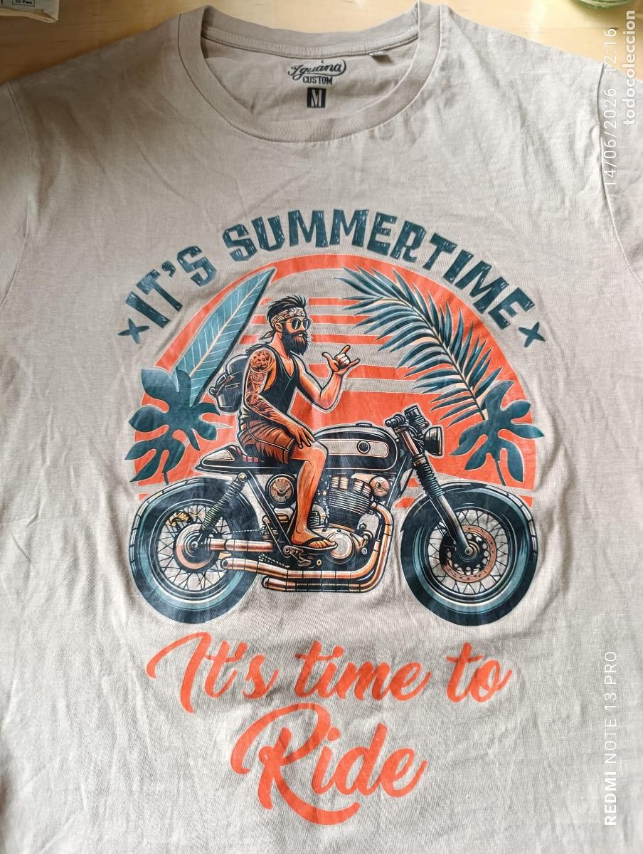 Segunda mano: CAMISETA RIDE CUSTON.