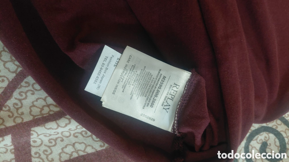 Segunda mano: Camiseta Replay Burdeos - Foto 4
