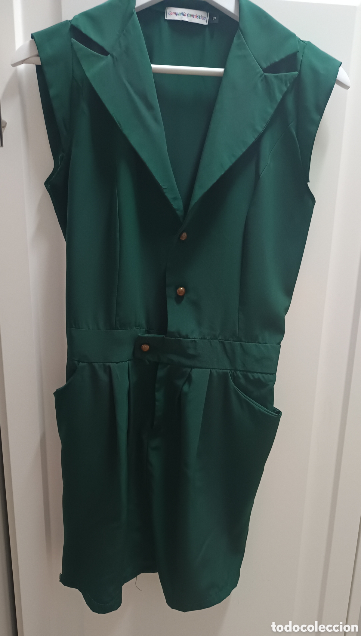 Segunda mano: Bonito vestido verde sin mangas T S