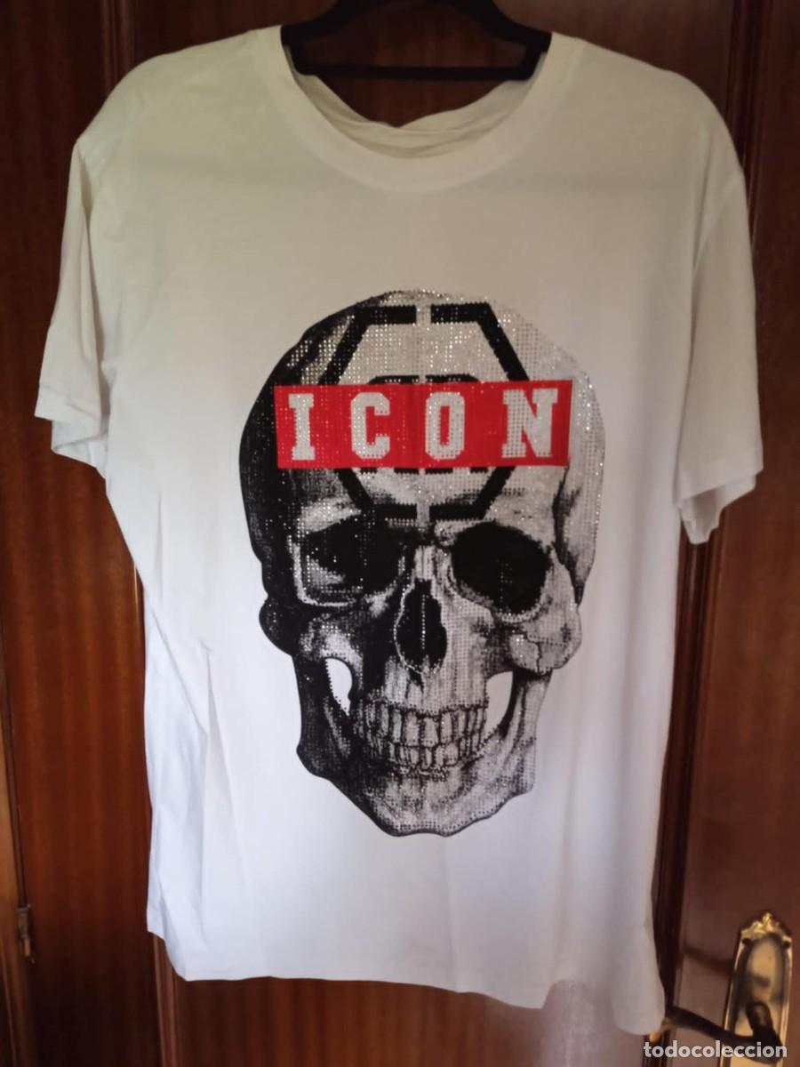 Segunda mano: camiseta icon calavera pedreria - talla xxl