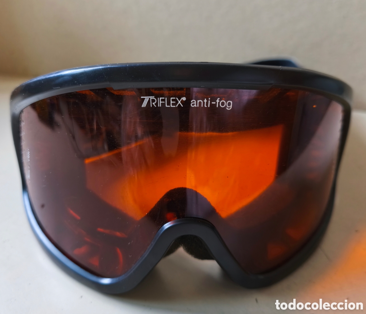 Segunda mano: gafas de esqu&iacute; Salice de montura negra con una lente de color naranja y tecnolog&iacute;a antivaho &rdquo;anti-fo