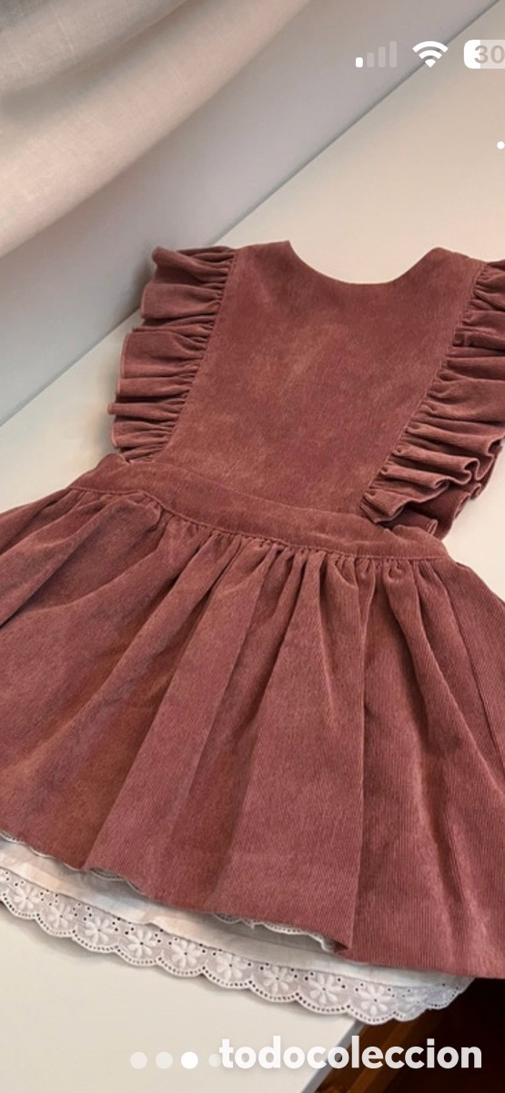 Segunda mano: 1 Vestido ni&ntilde;a talla 4 micropana (color palo de rosa)