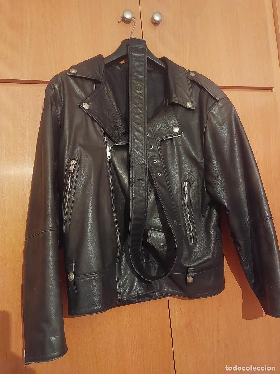 Segunda mano: CAZADORA DE CUERO TALLA XL