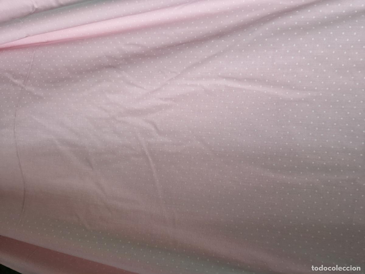 Segunda mano: BONITA TELA PARA COSTURA. COLOR ROSA. APROX 2 METROS