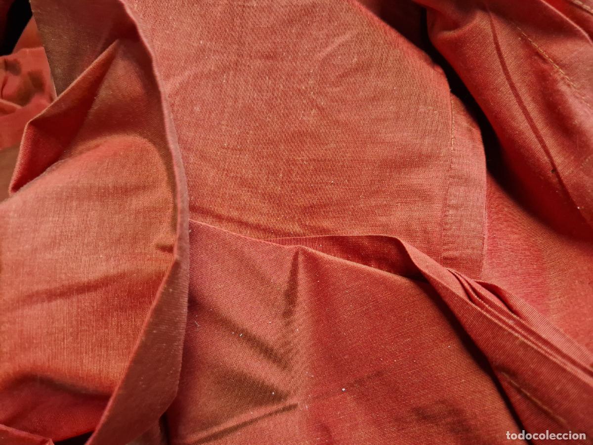 Segunda mano: BONITA TELA PARA COSTURA FUNDA DE ALMOHADAS. COLOR NARANJA.