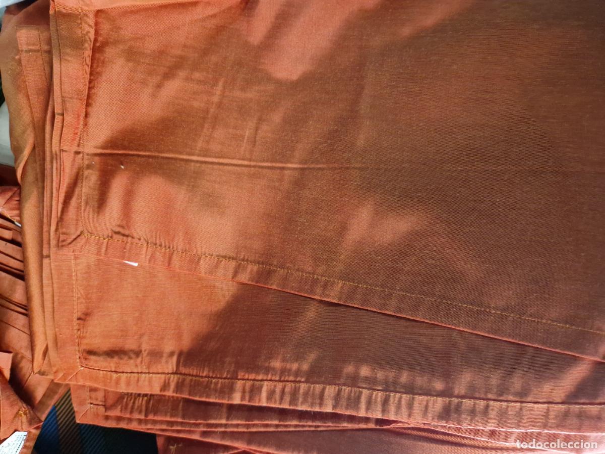 Segunda mano: BONITA TELA PARA COSTURA FUNDA DE ALMOHADAS. COLOR NARANJA.