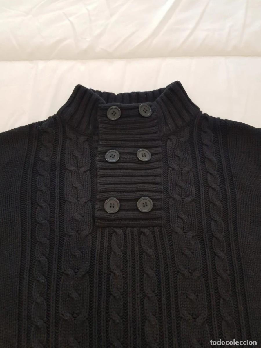 Segunda mano: Jersey C&aacute;rdigan negro con botones Reload - Foto 3