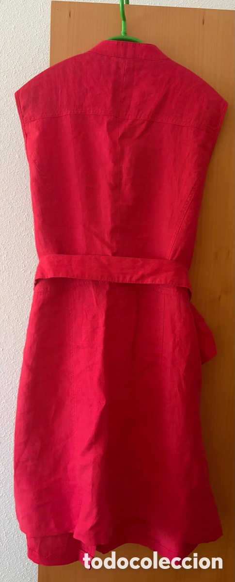 Segunda mano: Vestido Midi Lino Rojo - Foto 4